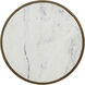 Alicent 24 X 16 inch White Marble End Table